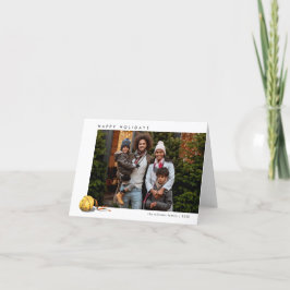 Tarjeta Festiva Campana de esquí de The Polar Express | Foto