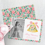 Tarjeta Festiva Campaña de los Navidades de la playa de Palm Beach<br><div class="desc">PreppyPrint.com - ¡Celebra a los Navidades con estilo! Añade tu toque personalizado a estas tarjetas de Navidad. Trasladar este diseño a los productos de tu elección. Haga clic en "quitar de la parte trasera de la tarjeta" bajo "Logotipo y marca de creador independiente" para eliminar el código QR de la...</div>