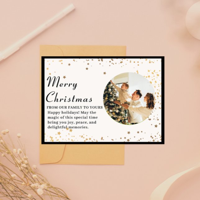 Tarjeta Festiva Campanas de jingle, sonrisas sonrientes y corazone (Jingle Bells, Sparkling Smiles, and Happy Hearts Holiday Card)