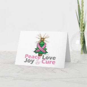 Tarjeta Festiva Cáncer de Mama Paz Amargo Cura
