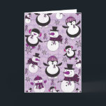 Tarjeta Festiva Cáncer de páncreas Productos SNOWMAN<br><div class="desc">Cáncer de páncreas para productos de snowman. Estilo de país lindo que es contar una historia y crear conciencia. Con mucho amor y consideración. Kristy Patterson Design.</div>