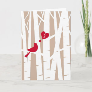 Tarjeta Festiva Canción de amor del el día de San Valentín,