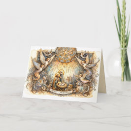 Tarjeta Festiva Canción de cuna de los ángeles