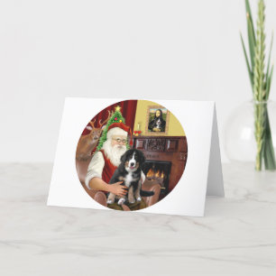 Tarjeta Festiva Canciones nuevas - Perro de montaña Bernés (L)