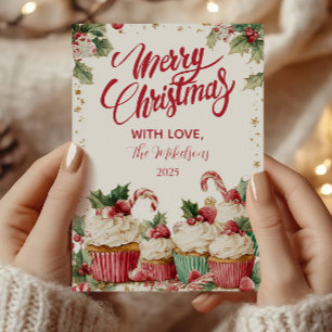 Tarjeta Festiva Candy Cane