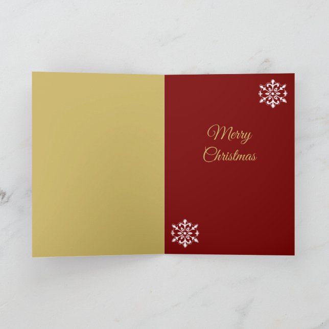 Tarjeta Festiva Candy Cane Christmas Card (Interior)