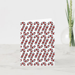 Tarjeta Festiva Candy Canes