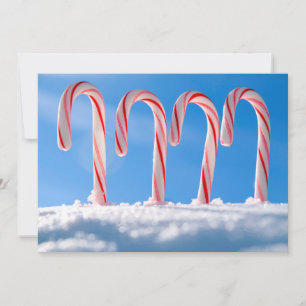 Tarjeta Festiva Candy Canes