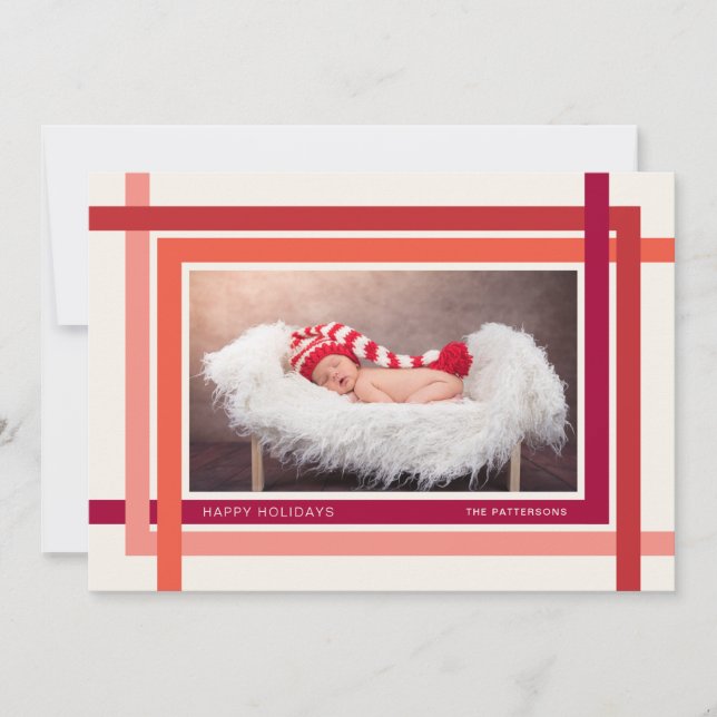 Tarjeta Festiva Candycane (Anverso)