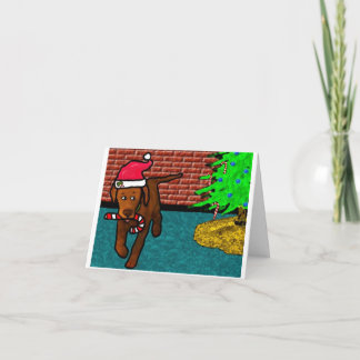 Tarjeta Festiva candycane