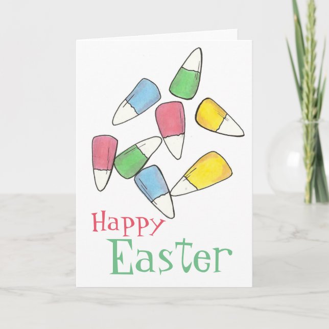 Tarjeta Festiva Candycorn Candycorn Candycorn (Anverso)