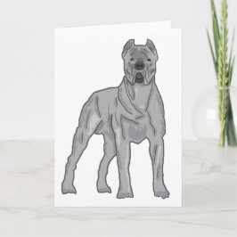Tarjeta Festiva Cane Corso