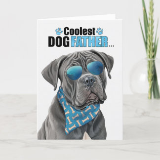 Tarjeta Festiva Cane Corso Dog Coolest Dad Day