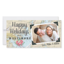 Cangrejo Náutico + Foto de la Bahía de Maryland en