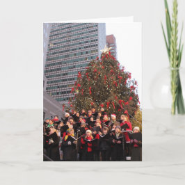 Tarjeta Festiva Cantantes de Carol