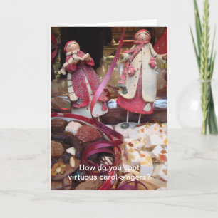 Tarjeta Festiva Cantantes de Carol