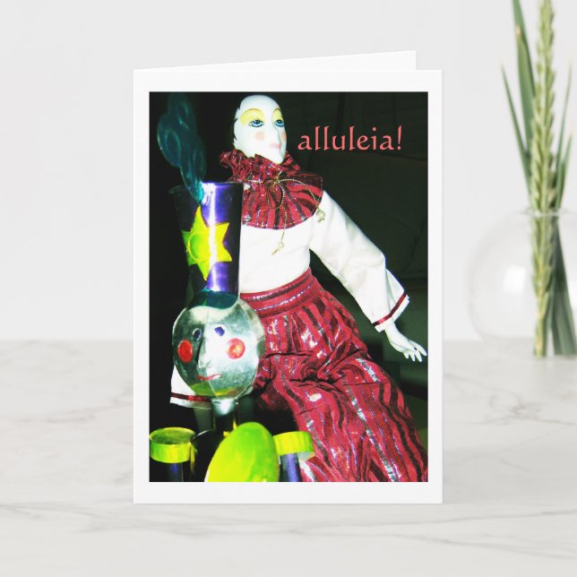 Tarjeta Festiva Canto de alegría (Anverso)