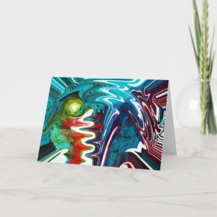 Tarjeta Festiva Caos en la naturaleza