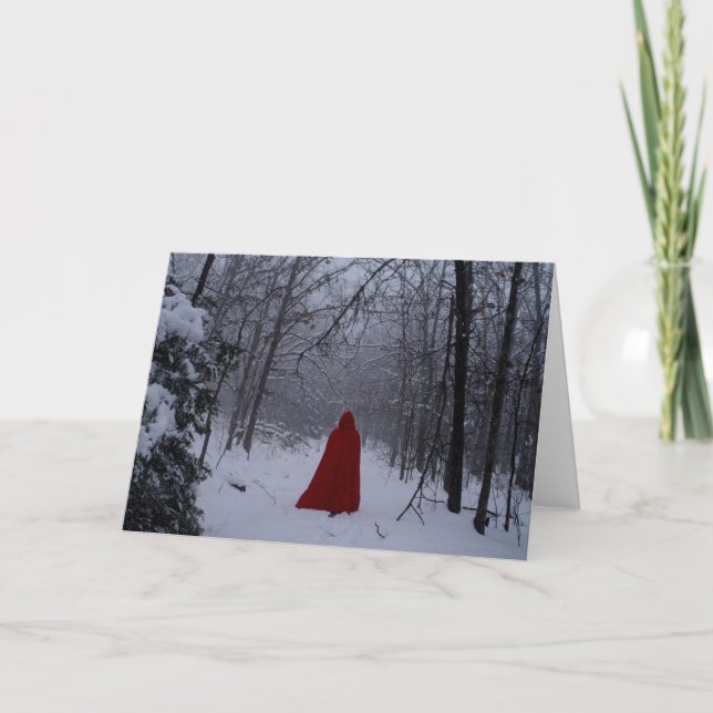 Tarjeta Festiva Capilla roja (Anverso)