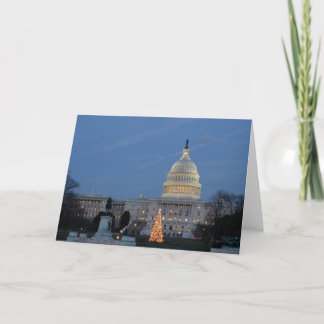 Tarjeta Festiva Capitolio de Estados Unidos celebrando foto de Nav