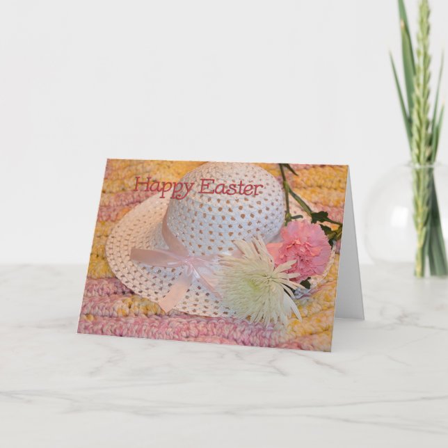 Tarjeta Festiva Capo feliz de Pascua (Anverso)