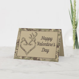 Tarjeta Festiva Captura de Deer Valentine