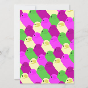 Tarjeta Festiva caramelo de ave de Pascua