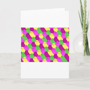 Tarjeta Festiva caramelo de ave de Pascua