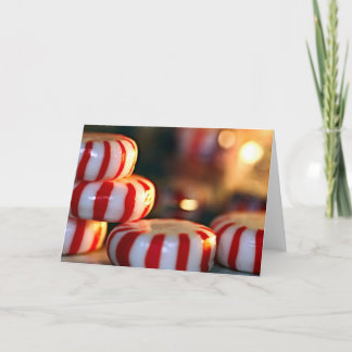 Tarjeta Festiva Caramelo de hierbabuena