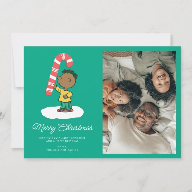 Tarjeta Festiva Caramelo de menta Franklin (Anverso)