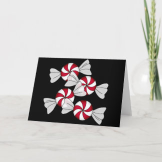 Tarjeta Festiva Caramelos de hierbabuena