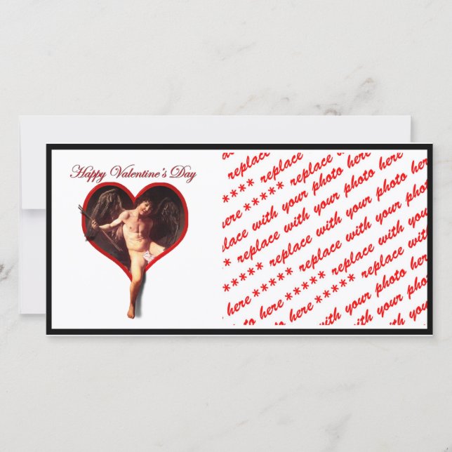 Tarjeta Festiva Caravaggio Cupid El día de San Valentín (Anverso)