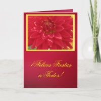 Card - ¡Felices Fiestas a Todos! - La Dalia Roja