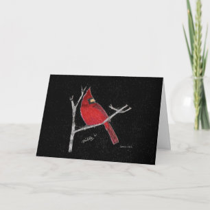 Tarjeta Festiva Cardenal septentrional