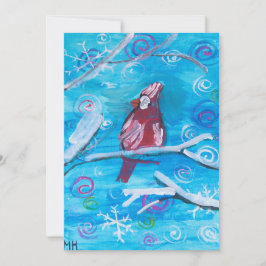 Tarjeta Festiva Cardinal