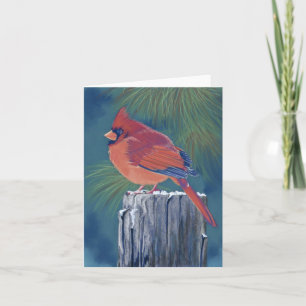 Tarjeta Festiva Cardinal