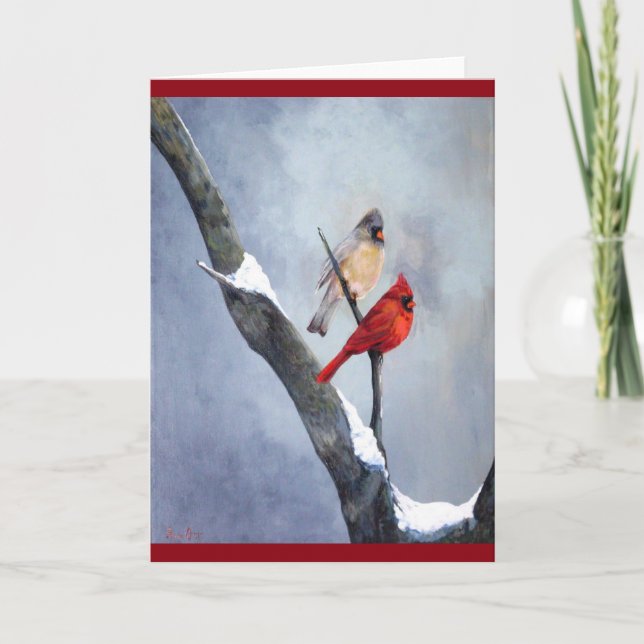 Tarjeta Festiva Cardinal (Anverso)
