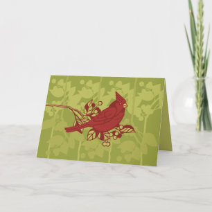 Tarjeta Festiva Cardinal