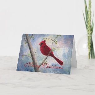 Tarjeta Festiva Cardinal Navidades Blank Card