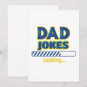 Tarjeta Festiva Carga de Chistes de papá