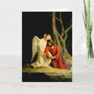 Tarjeta Festiva Carl Heinrich Bloch - Gethsemane