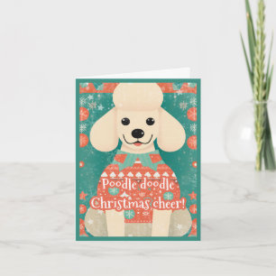Tarjeta Festiva Carne de perro en Navidades feos, dulce gracioso ú