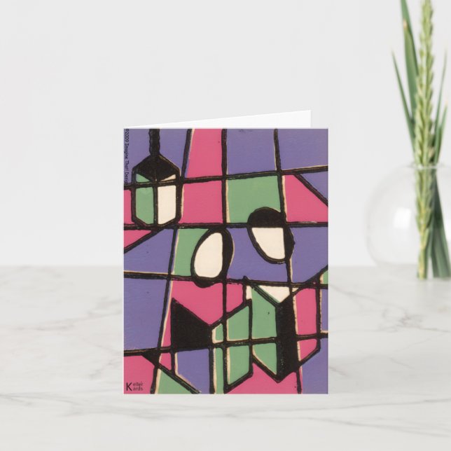 Tarjeta Festiva Caroleros (Anverso)