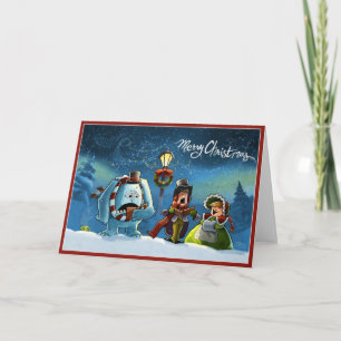 Tarjeta Festiva carolers