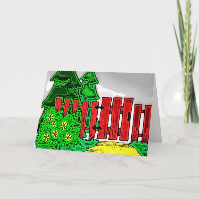 Tarjeta Festiva Carretera nacional buenas fiestas 2 (Anverso)