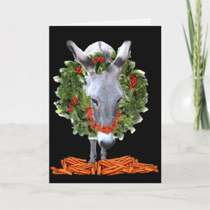 TARJETA FESTIVA CARROTAS PARA NAVIDADES