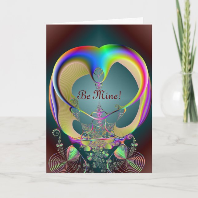 Tarjeta Festiva carruaje de cinderellas, sé mío. (Anverso)