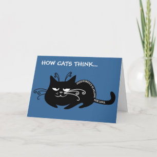 Tarjeta Festiva Carta de amor de mi gato: hablando lengua felina