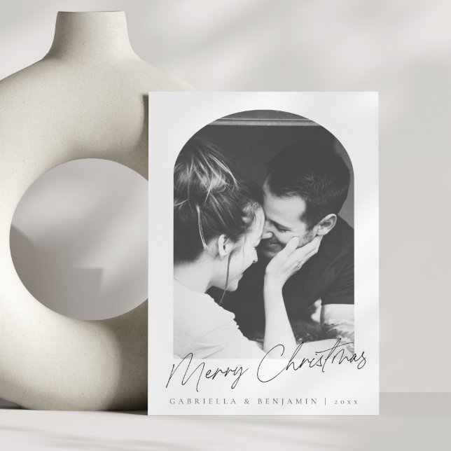 Tarjeta Festiva Carta de dos Navidades de fotografía del arco mode (Subido por el creador)