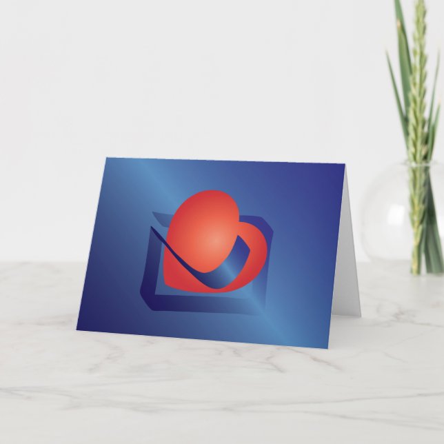 Tarjeta Festiva Carta de San Valentín (Anverso)